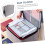 1 Piece Handheld Document Holder with Code, Large Storage Bag for Certificates, Photos, Documents, Durable, Versatile, MultiLayered 5