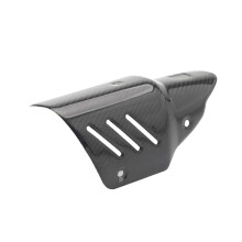 Motorcycle Exhaust Pipe Heat Shield Cover, Anti-Scald Muffler Silencer, Universal Fit, Durable Material, Black Color