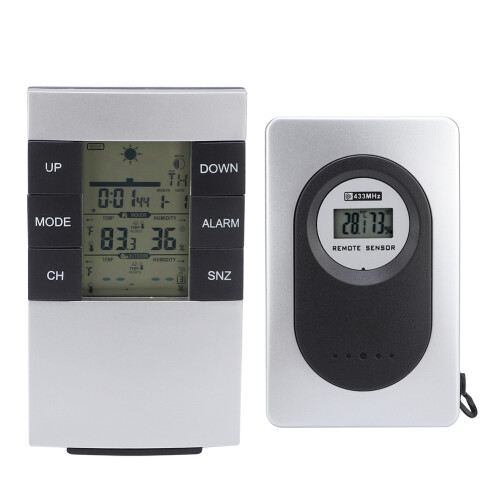 Indoor Outdoor Thermometer, Digital Hygrometer with Wireless Remote Sensor for Comprehensive Climate Control