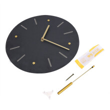 Modern Decorative Wall Clock, Elegant Minimalist Design For Living Room, Office, Kitchen, Bathroom, Bedroom