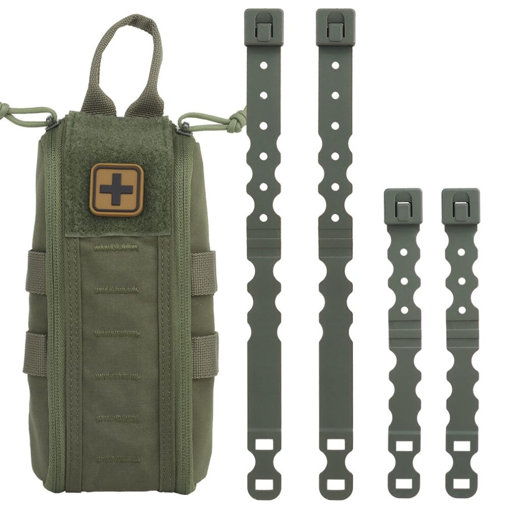 Tactical First Aid Pouch Rapid Deploy MOLLE Medical Bag Empty IFAK for Vest and Belt