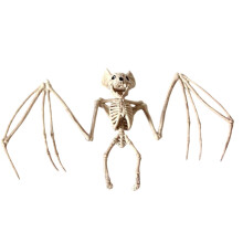 Mini squelette de chauve-souris accessoire d'Halloween, os de squelette animal aux articulations flexibles et à l'aspect réaliste pour une