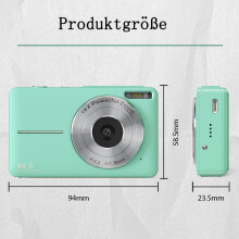 Ontketen je creativiteit: multifunctionele compactcamera met 16x zoom, gebruiksvriendelijk voor kinderen, studenten, beginners en ouderen, 2,4 inch