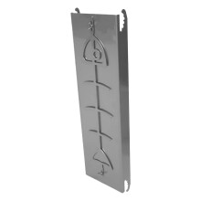 Adjustable Stainless Steel Cedar Plank for Grilling Fish and Meat, Outdoor BBQ Salmon Board