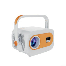 Effortless setup with this compact, wireless projector, ideal for resolution presentations in any environment.