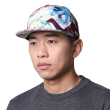 Hiphoppet met platte klep in baseballstijl, 3D-geprinte dinosaurusafbeelding met verstelbare snapback-sluiting, unisex 3D-geprint ontwerp voor