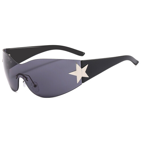 Γυαλιά ηλίου UV400Goggles, μοντέρνα πανκ γυαλιά ηλίου με ρετρό σχήμα γυαλιών, unisex