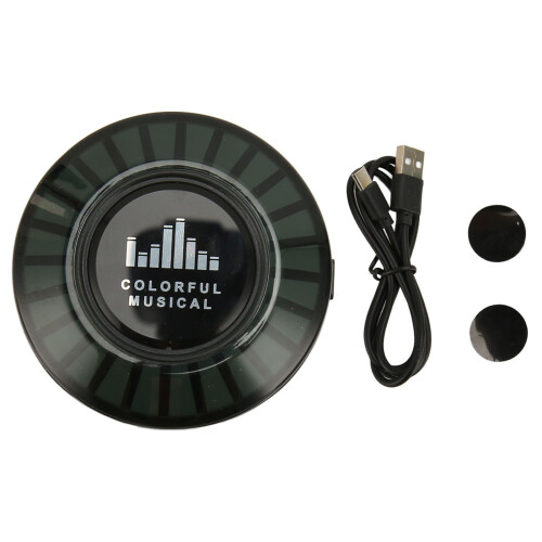 Mini Bone Conduction Bluetooth 5.0 Speaker with RGB Rhythm Lights 1