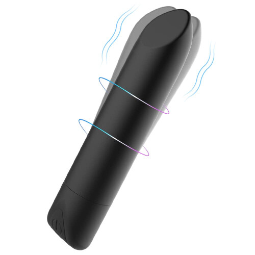 Vibrating Bullet Mini Vibrator with 10 Vibration Modes, Waterproof Compact Travel Size