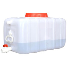 Water Storage Tank Rain Barrel with Valve, Food Grade Plastic, 25L200L Large Capacity Outdoor