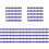 250Sets Blaue Nummernschilder Mit Stabilem Eisenring 3