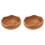 2Stk Kleiner Rundkorb Rattan Beige Für Snacks 4