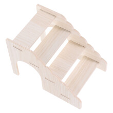 4Stk Hamsterleiter Aus Holz Beige Kletterspielzeug Für Kleintiere