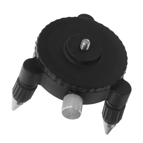 3Pcs Heavy Duty Level Stand with Universal Wall Mount Black 1