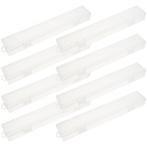 24Stk Wasserfarben Pinselbox Transparenter Stiftekoffer