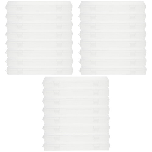 24Stk Wasserfarben Pinselbox Transparenter Stiftekoffer 2