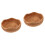 2Stk Kleiner Rundkorb Rattan Beige Für Snacks 6