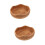 2Stk Kleiner Rundkorb Rattan Beige Für Snacks 9