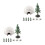 2Sets Mini Diorama Igloo En Boom Plastic Winter DIY Speelgoedset 5