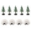 2Sets Mini Diorama Igloo En Boom Plastic Winter DIY Speelgoedset 3
