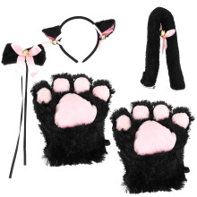 2Sets Cosplay Katzenkostüm Set in Für Auftritte & Rollenspiele