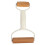 2Stk Holz Teigroller Mit Kunststoffgriff, Dual-End Back Beige 2