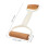 2Stk Holz Teigroller Mit Kunststoffgriff, Dual-End Back Beige 10