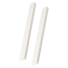 Heavy Duty Telescopic Drawer Slides with Stable Track, Easy SelfAdhesive Install for White Furniture