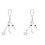 2Stk Alloy Phone Charm Stern Design Modeschmuck 4