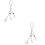 2Stk Alloy Phone Charm Stern Design Modeschmuck 8