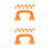 12St Plastic Telefoons Voor Spraaktraining En 10