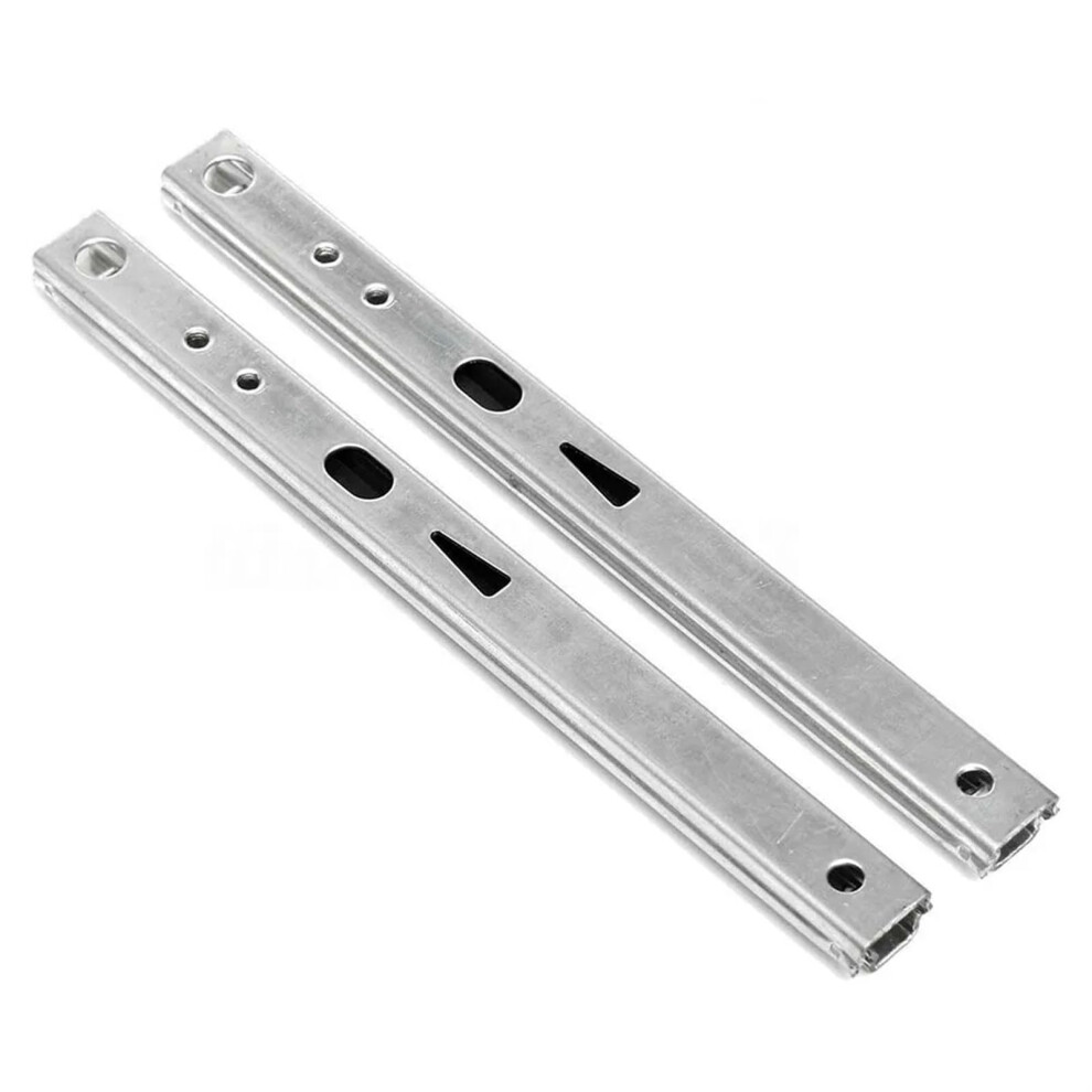 Drawer Slides 8 Inch 17Mm Wide Steel Ball Bearing Twosection Smooth Rail For Furniture 9189345162015