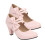 2Paren Modieuze Roze Chunky High Heels Met Strik En Elegant Design 2