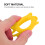 2St Gele Horlogebeschermer Van Silicone, Mode Accessoire 4