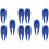 60St Plastic Golfs Divot Tool Sterk Voor Grasherstel 3