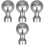 4St Rvs Trapleuning Postkap Decoratief Met Weerstand 5