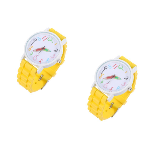 2St Kids Cartoon Quartz Omhand 1