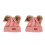 2St Comfortabele Roze Gebreide , Warm En Modieus 4