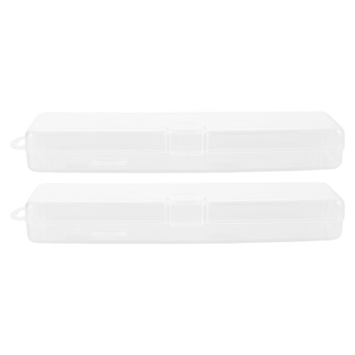 6Stk Transparente Makeup Organizer Box Mit Deckel Für & Stifte 1