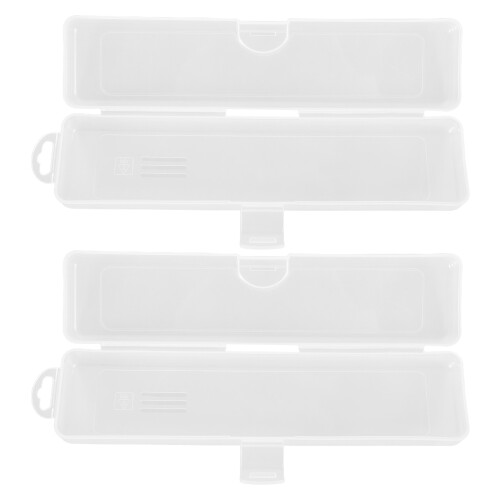 6Stk Transparente Makeup Organizer Box Mit Deckel Für & Stifte 2