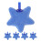 15Pcs Blue Mineral Sand Air Stone for Fish Tank Small Bubble Diffuser 1