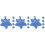 15Pcs Blue Mineral Sand Air Stone for Fish Tank Small Bubble Diffuser 6