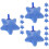 15Pcs Blue Mineral Sand Air Stone for Fish Tank Small Bubble Diffuser 8