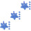 15Pcs Blue Mineral Sand Air Stone for Fish Tank Small Bubble Diffuser 7