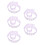 5St Compact Violet Miniatuur Hek Voor Landschap Decor 8