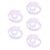 5St Compact Violet Miniatuur Hek Voor Landschap Decor 4