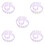 5St Compact Violet Miniatuur Hek Voor Landschap Decor 7