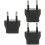 3St Multifunctionele Adapter Zwart Voor Wandcontacten 7