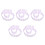 5St Compact Violet Miniatuur Hek Voor Landschap Decor 5