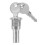 2Set Blocco Sicurezza Metallo Per Macchine Snack E Caramelle Silver 2